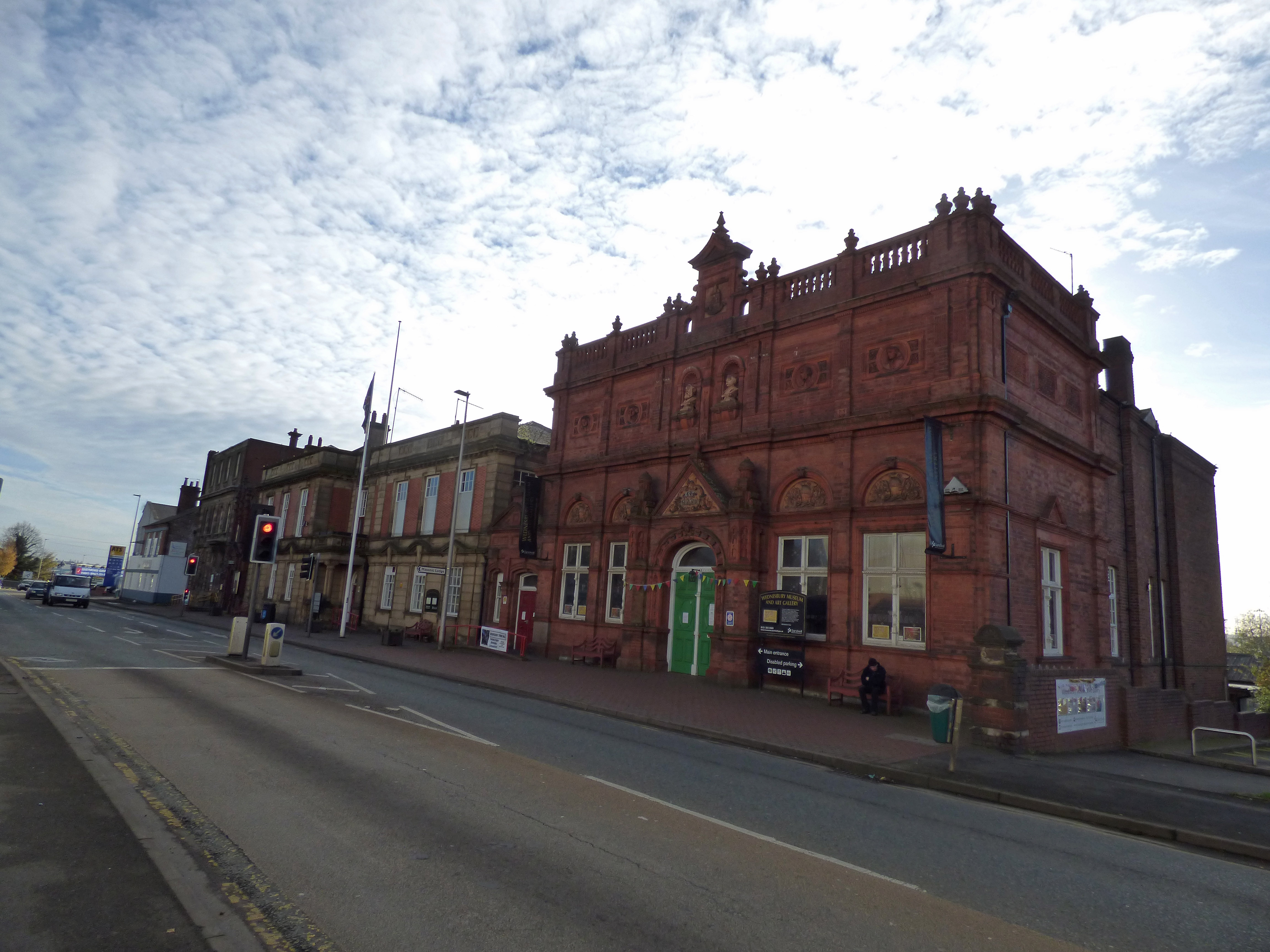 Wednesbury Museum and Art Gallery on Holyhead Road, Wednesbury