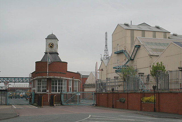 Former Albright and Wilson chemical works at Langley Green, Oldbury